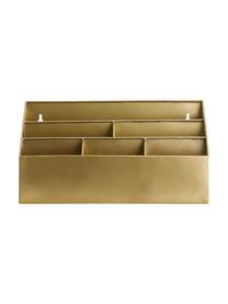 Büro-Organizer Adasi mit Wandaufhängung, Metall, Goldfarben, B 40 x H 21 cm