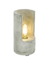 Beton-Tischlampe Lynton, Betongrau, Ø 14 x H 27 cm