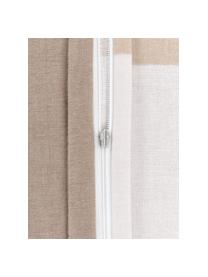 Karierte Flannel-Bettwäsche Cosy in Beige/Weiß, Webart: Flanell Flanell ist ein k, Beige, Weiß, 135 x 200 cm + 1 Kissen 80 x 80 cm