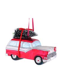 Décoration de sapin de Noël Auto, Rouge, vert