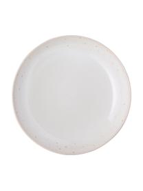 Servierplatte Winter Glow, Premium Porzellan, Hellbeige, Weiß, Ø 24 x H 9 cm