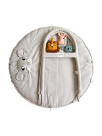 Ručně vyrobená hrací podložka Elephant, Světle šedá, více barev, Ø 90 cm, V 50 cm
