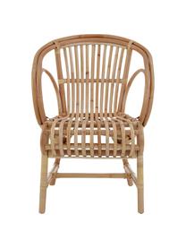 Rattan-Armlehnstuhl Alona, Rattan, Hellbraun, B 62 x T 60 cm