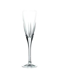 Sklenice na sekt s reliéfem Fusion, 6 ks, Sklo, Transparentní, Ø 7 cm, V 24 cm, 170 ml