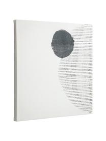 Peinture sur toile Prisma, Blanc, noir, larg. 50 x haut. 50 cm