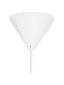 Lampada a sospensione in vetro Chloe, Vetro, Bianco, dorato, Ø 33 x Alt. 29 cm