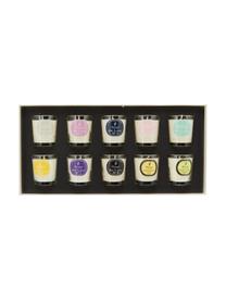 Set de velas perfumadas Exclusive, 10 pzas., Recipiente: cristal, Multicolor, Ø 5 x Al 6 cm