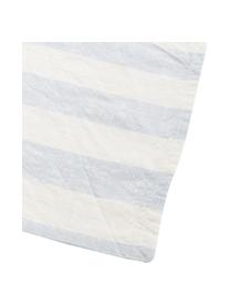 Serviettes de table coton Strip, 2 pièces, Coton, Bleu, blanc, rayé, larg. 45 x long. 45 cm