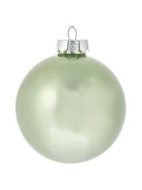 Ensemble de boules de Noël vertes Evergreen, Vert sauge, Ø 6 cm