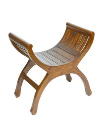 Tabouret avec accoudoirs Charleston, Brun foncé