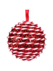 Komplet bombek Pop, 12 elem., Pianka, Czerwony, biały, Ø 8 cm