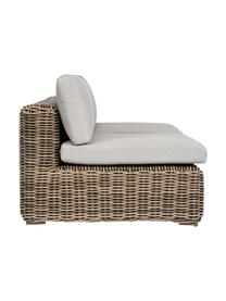 Garten-Loungesofa (2-Sitzer) Coraline, Bezug: 100% Polypropylen, Gestell: Aluminium, pulverbeschich, Beige, Hellbraun, B 163 x T 98 cm