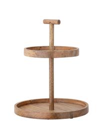 Etagere Mala aus Mangoholz, Ø 36 cm, Mangoholz, Mangoholz, Ø 36 x H 42 cm