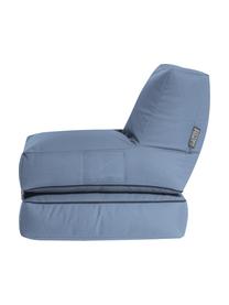 Garten-Loungesessel Sitzsack Twist mit Liegefunktion, Bezug: Polyacryl Dralon (garngef, Blau, B 70 x T 80 cm