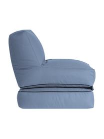 Outdoor loungefauteuil Twist met ligfunctie, Bekleding: polyacryl dralon (garen g, Blauw, B 70  x D 80 cm