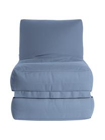 Fauteuil poire de jardin avec fonction lit Twist, Bleu