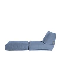 Fauteuil poire de jardin avec fonction lit Twist, Bleu