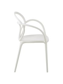 Sillas con reposabrazos Loop, 2 uds., Polipropileno, Blanco, An 52 x Al 84 cm