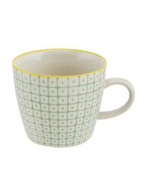Tasses maison de campagne Carla, 6 élém., Grès cérame, Multicolore, Ø 10 x haut. 8 cm, 300 ml