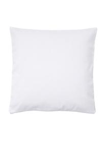 Housse de coussin 45x45 coton bio Print, 100 % coton bio, certifié GOTS, Blanc crème, noir, larg. 45 x long. 45 cm