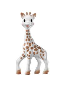 Speelgoed Sophie la girafe stoffen zakje, 2-delig, Wit, bruin, Set met verschillende formaten