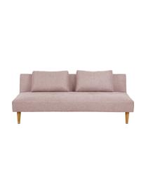 Sofá cama Lucca (2 plazas), Tapizado: 100% poliéster Alta resis, Patas: madera de caucho, Rosa, An 180 x F 86 cm