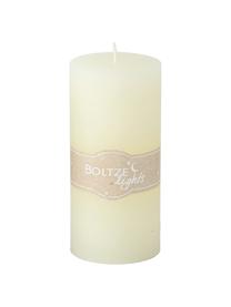 Set de velas Trent, 3 pzas., Cera, Crema, verde, gris pardo, Ø 7 x Al 15 cm