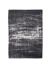 Petit tapis noir et blanc Griff, Blanc, noir