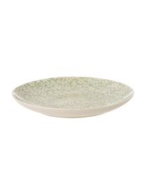 Platos postre Seeke, 4 uds., Gres, Laurel, azul humo, ciruela, malva, crema, Ø 20 cm