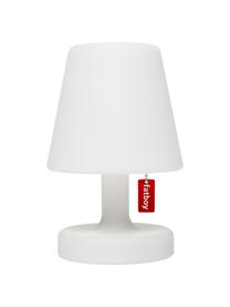 Mobile Dimmbare Außentischlampe Edison the Petit, Leuchte: Kunststoff, Weiß, Ø 16 x H 25 cm