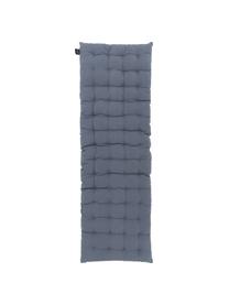 Matelas pour banc bleu navy Gavema, Bleu, larg. 40 x long. 120 cm