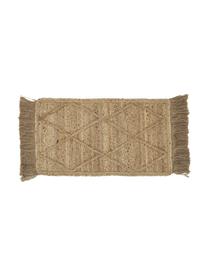 Handgefertigte Jute-Fussmatte Jason, 100% Jute

Da die Haptik von Jute-Teppichen rau ist, sind sie für den direkten Hautkontakt weniger geeignet., Beige, B 50 x L 80 cm