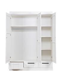 Armoire blanche 3 portes Connect, Blanc