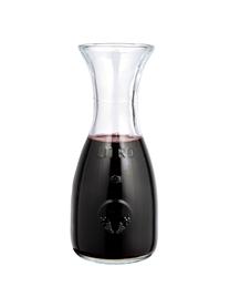 Carafe avec embossage décoratif en forme de grappe de raisins Vino, 1 L, Verre, Transparent, haut. 26 cm, 1 l