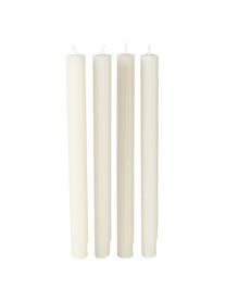 Candele a bastoncino Classic 4 pz, Cera, Bianco latte, Alt. 26 cm