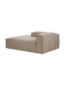 Modulares Ecksofa Dylan in Braun, Bezug: 100% Polyester Der strapa, Gestell: Massives Kiefernholz, Spe, Braun, B 335 cm x T 201 cm