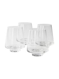 Vasos Kai, 4 uds., Vidrio, Transparente, Ø 7 x Al 10 cm, 300 ml