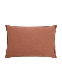 Housse de coussin rectangulaire Nouria, Terre cuite