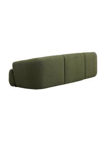 Modulares Sofa Sofia (3-Sitzer) in Grün, Bezug: 100% Polypropylen Der hoc, Gestell: Massives Kiefernholz, Spa, Webstoff Grün, B 278 x T 95 cm