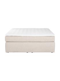 Boxspringbett Roma in Beige, Matratze: 5-Zonen-Taschenfederkern, Beige, 140 x 200 cm