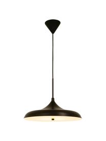 Lámpara de techo LED regulable Sigma, Pantalla: metal recubierto, Anclaje: plástico, Cable: plástico, Negro, Ø 40 x Al 30 cm