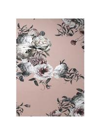 Katoensatijnen dekbedovertrek Blossom, Weeftechniek: satijn Draaddichtheid 210, Roze, 140 x 200 cm