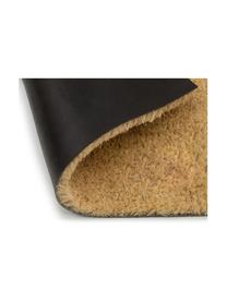 Paillasson fibre de coco Welcome Home, Beige, noir, rose, larg. 45 x long. 75 cm