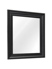 Specchio da parete con cornice Paris, Cornice: poliuretano, Superficie dello specchio: lastra di vetro, Cornice: nero Superficie dello specchio: lastra di vetro, Larg. 52 x Alt. 62 cm