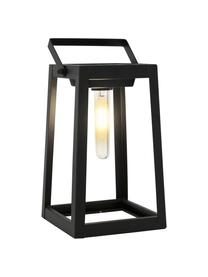 Solarna lampa stołowa Tippy, Czarny, D 15 x W 31 cm