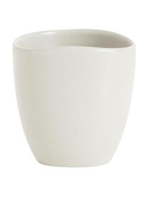 Tazza senza manico in gres bianco opaco Refine 4 pz, Gres, Bianco latteo, Ø 9 x Alt. 9 cm