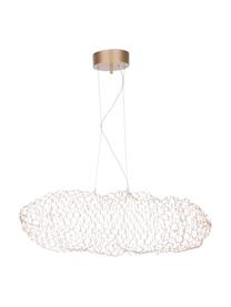 Grosse LED-Pendelleuchte Hayden, Messingfarben, 76 x 27 cm