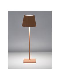 Zewnętrzna mobilna lampa stołowa z funkcją przyciemniania Trellia, Pomarańczowy, Ø 15 x W 38 cm