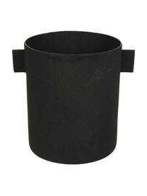 Cache-pot en métal Onyx, Noir