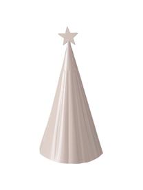 Piezas decorativas abetos Vassi, 3 uds., Metal con pintura en polvo, Beige, rosa pálido, blanco, Set de diferentes tamaños